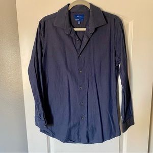 Men’s Apt 9 Blue Slim Fit Dress Shirt Medium